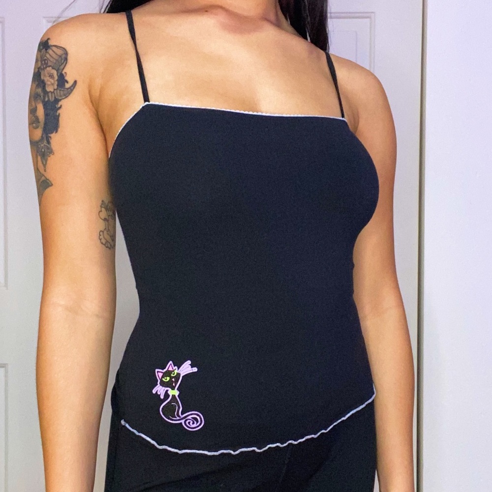 y2k kitty tank top